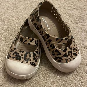 Cheetah print slip ons